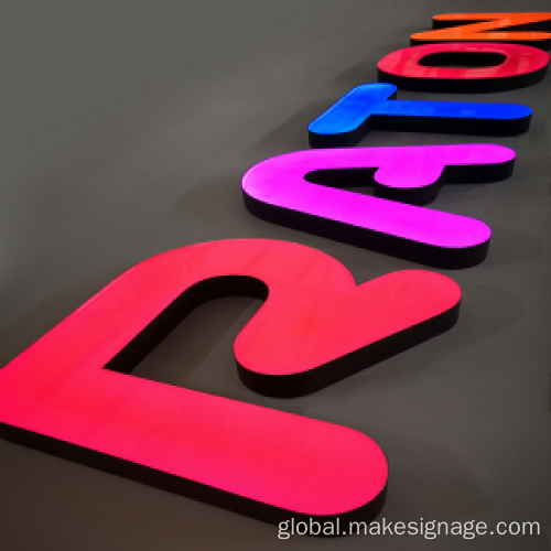 Epoxy Resin Channel Signs with UV Cure UV Epoxy Resin Channel Letter Supplier